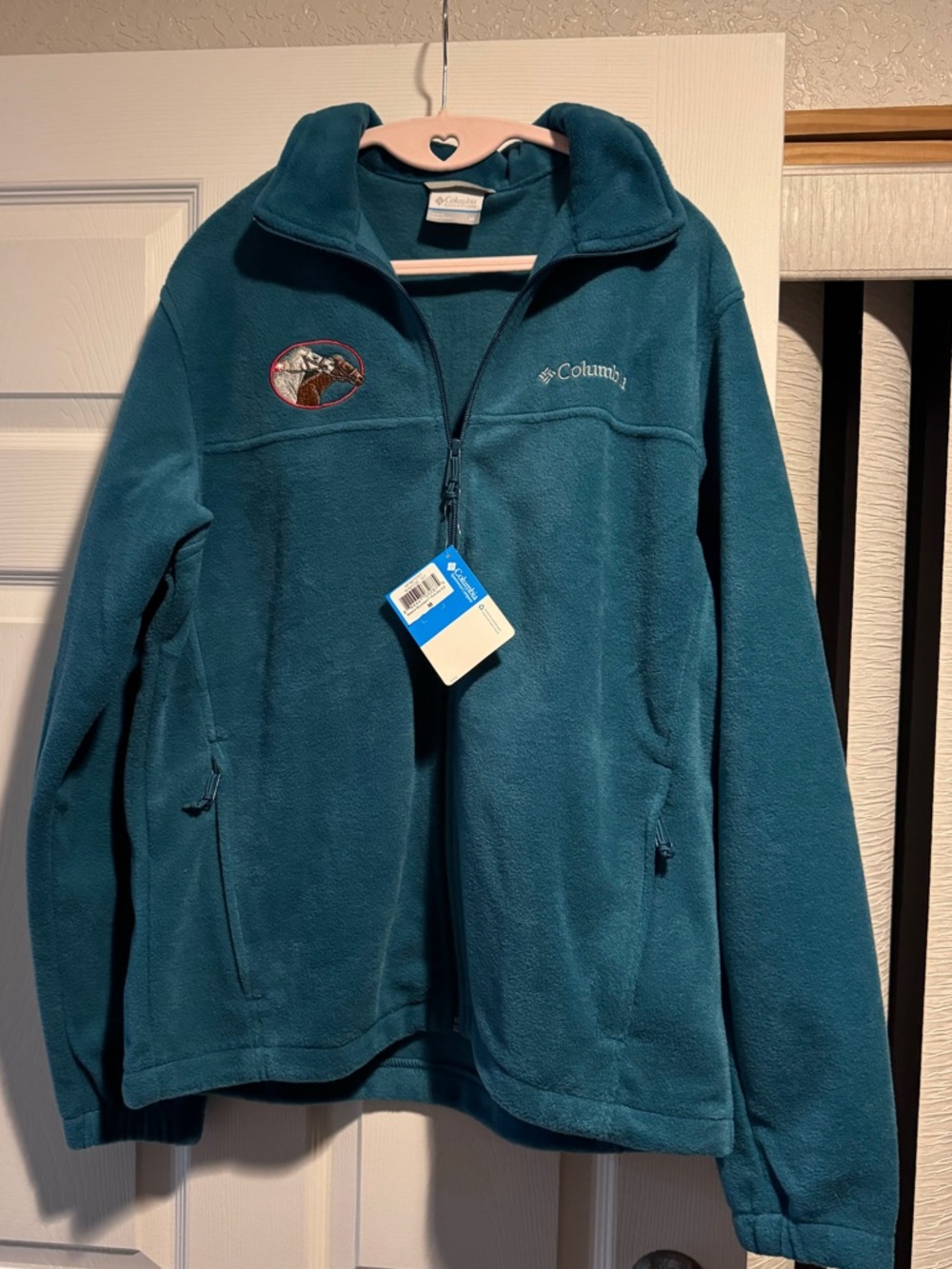 Columbia fleece zip up jacket